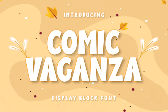 Comic Vaganza: The Bold Display Font for Playful Projects