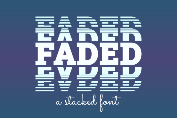 Faded: The Cool Display Font for Modern Branding