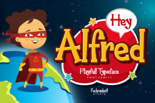Hey Alfred: A Playful Display Font for Bold Creatives