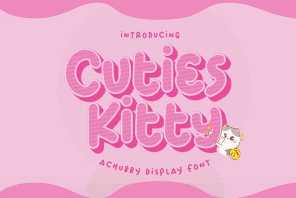 Meet Cuties Kitty: The Playful Font for Creative Projects