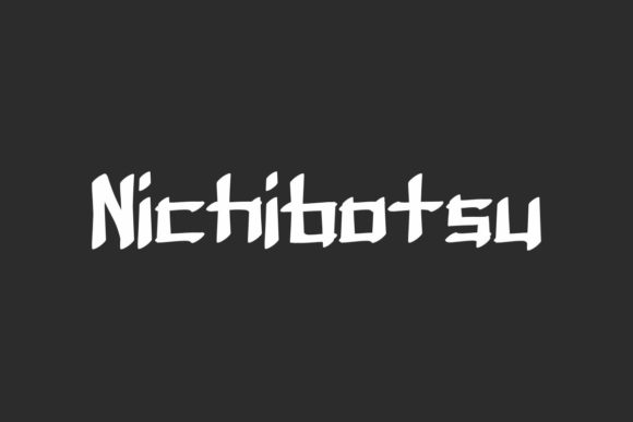Nichibotsu: The Bold Japanese Display Font for Modern Design