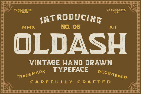 Oldash: The Bold Serif That Commands Attention