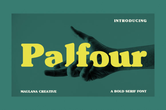 Palfour: A Bold Typeface for Impactful Branding