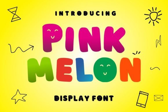 Pink Melon: A Font That Brings Playful Energy to Every Project