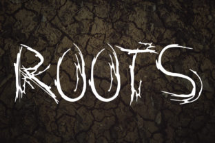 Roots: A Spooky Typeface for Your Halloween Designs