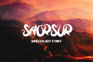 Saorsur: A Psychedelic Display Font for Bold Visuals