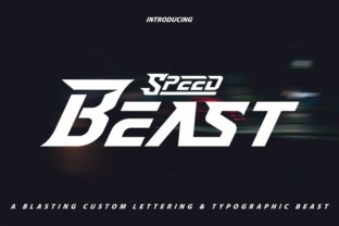 Speed Beast: The High-Impact Display Font for Dynamic Projects