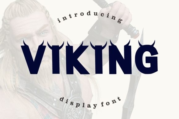 Viking: A Display Font with Bold, Hand-Crafted Character