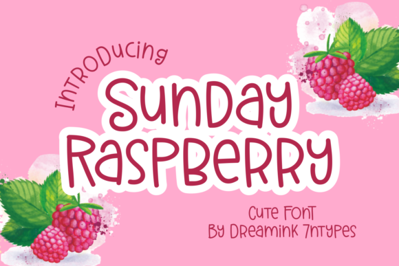 Why Sunday Raspberry is Your Go-To Font for Playful Branding