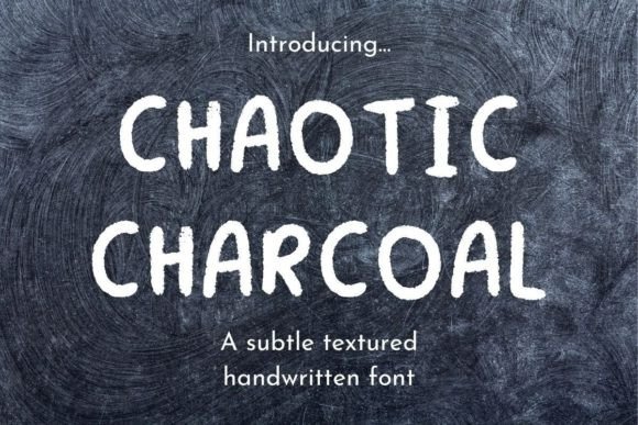 Why Your Next Project Needs the Chaotic Charcoal Font