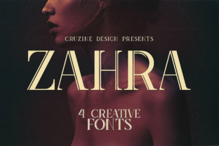 Zahra: A Font with Modern Artistic Edge and Vintage Soul